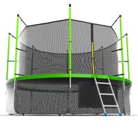 Батут EVO JUMP Internal 12ft (Green) с нижней сеткой